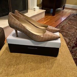 Nine West pumps  Arlene 2 1/2 heels, Color, dark natural.